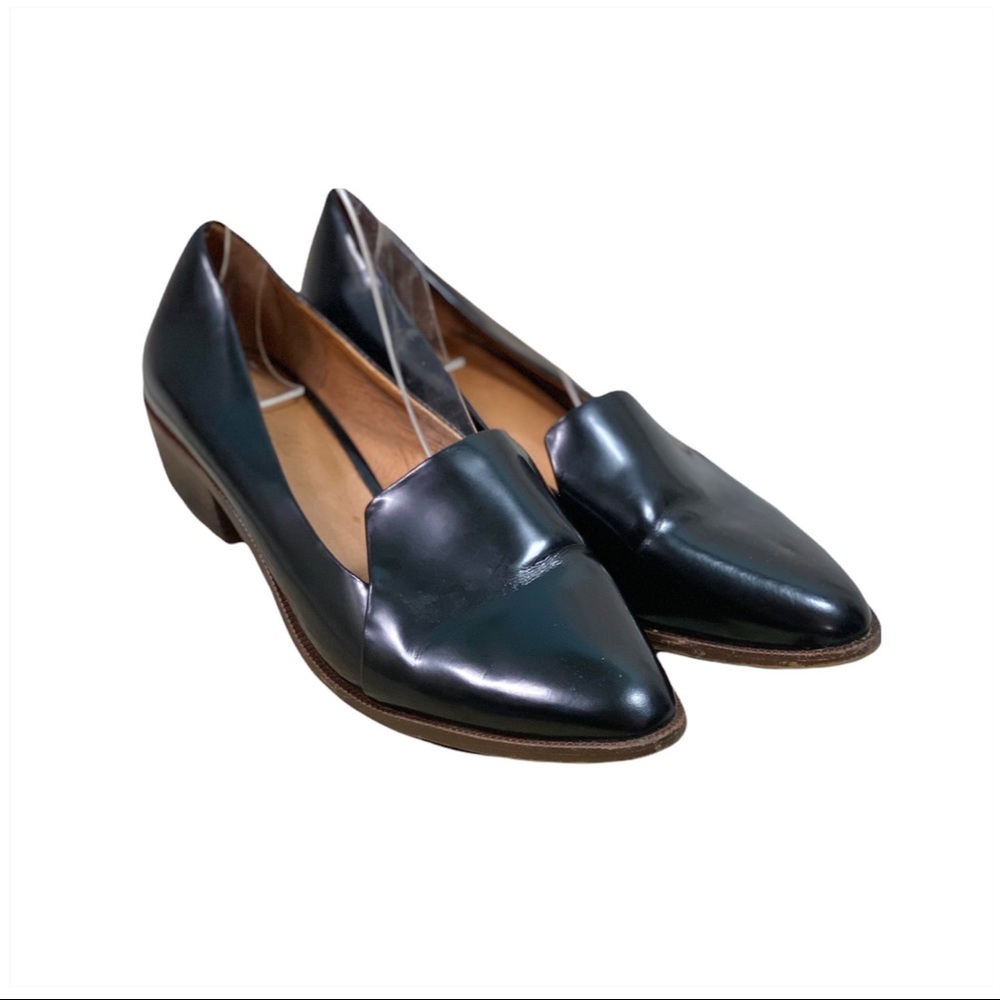 Madewell Shiny Black Loafers
